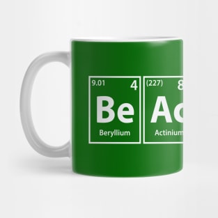 Beacon (Be-Ac-O-N) Periodic Elements Spelling Mug